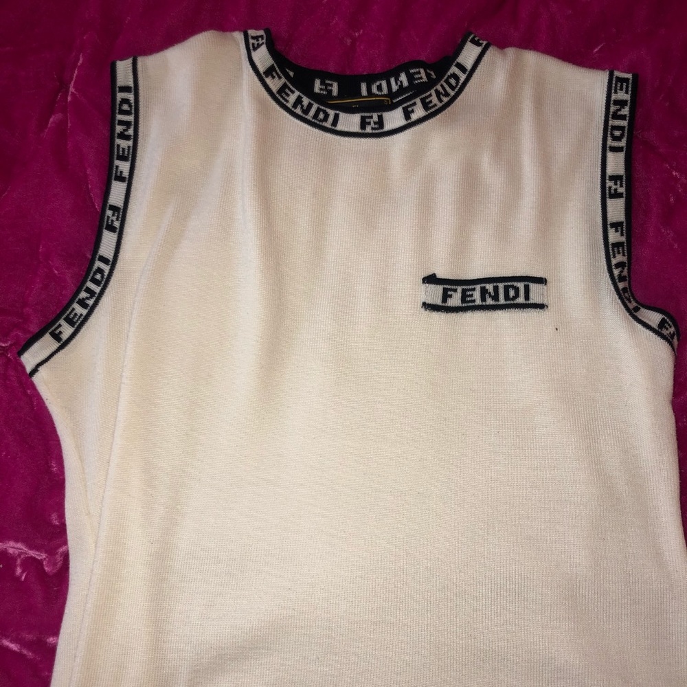 FENDI sleeveless top